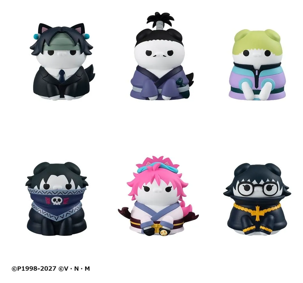 Hunter x Hunter Mega Cat Project Mini Figures Nyanter x Nyanter the Phantom Troupe x Cat 3 cm Blind Box Display (8)